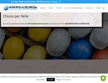 Tablet Screenshot of monopoliesicurezza.com